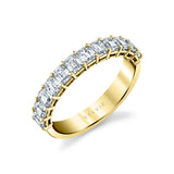 Emerald Shaped Wedding Band - 1.20 CT