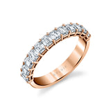 Emerald Shaped Wedding Band - 1.20 CT
