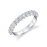 Round Shaped Wedding Band - 0.85 CT