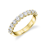 Round Shaped Wedding Band - 1.0 CT