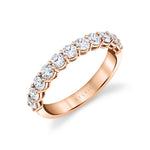 Round Shaped Wedding Band - 1.0 CT