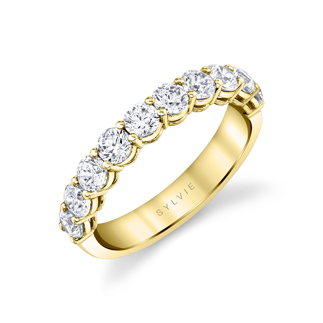 Round Shaped Wedding Band - 1.20 CT