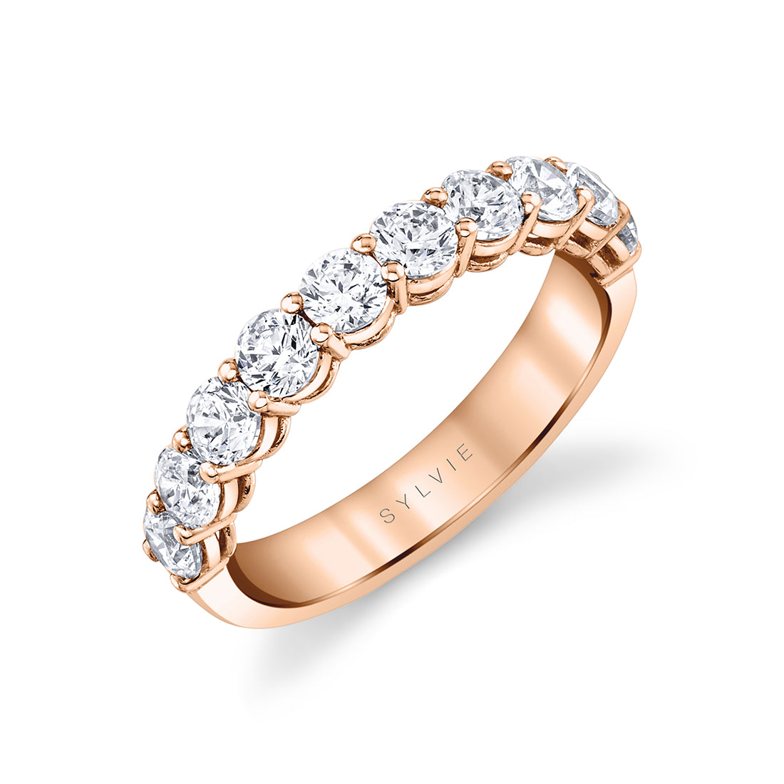 Round Shaped Wedding Band - 1.20 CT
