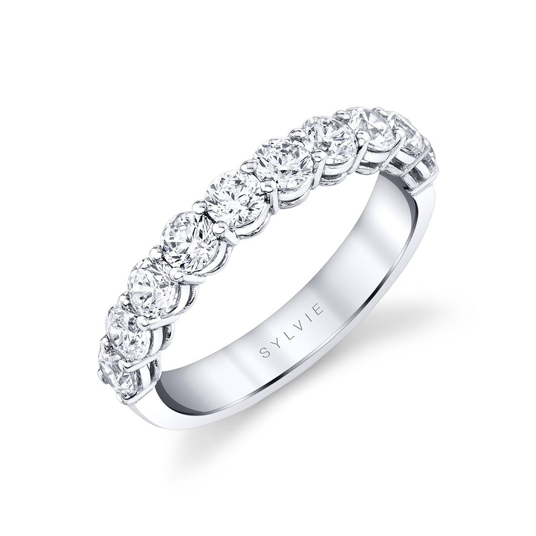 Round Shaped Wedding Band - 1.20 CT