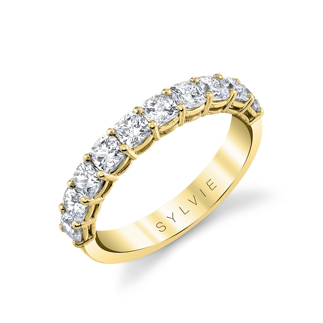 Cushion Shaped Wedding Band - 1.50 CT