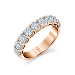Cushion Shaped Wedding Band - 2.25 CT