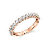 Angled Marquis Cut Diamond Wedding Band
