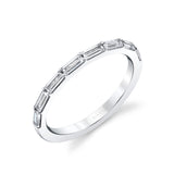 Diamond Baguette Wedding Band