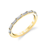 Diamond Baguette Wedding Band