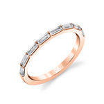Diamond Baguette Wedding Band