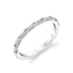 Diamond Baguette Wedding Band