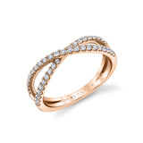 Classic Crossover Wedding Ring