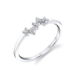 Round Cluster Wedding Ring