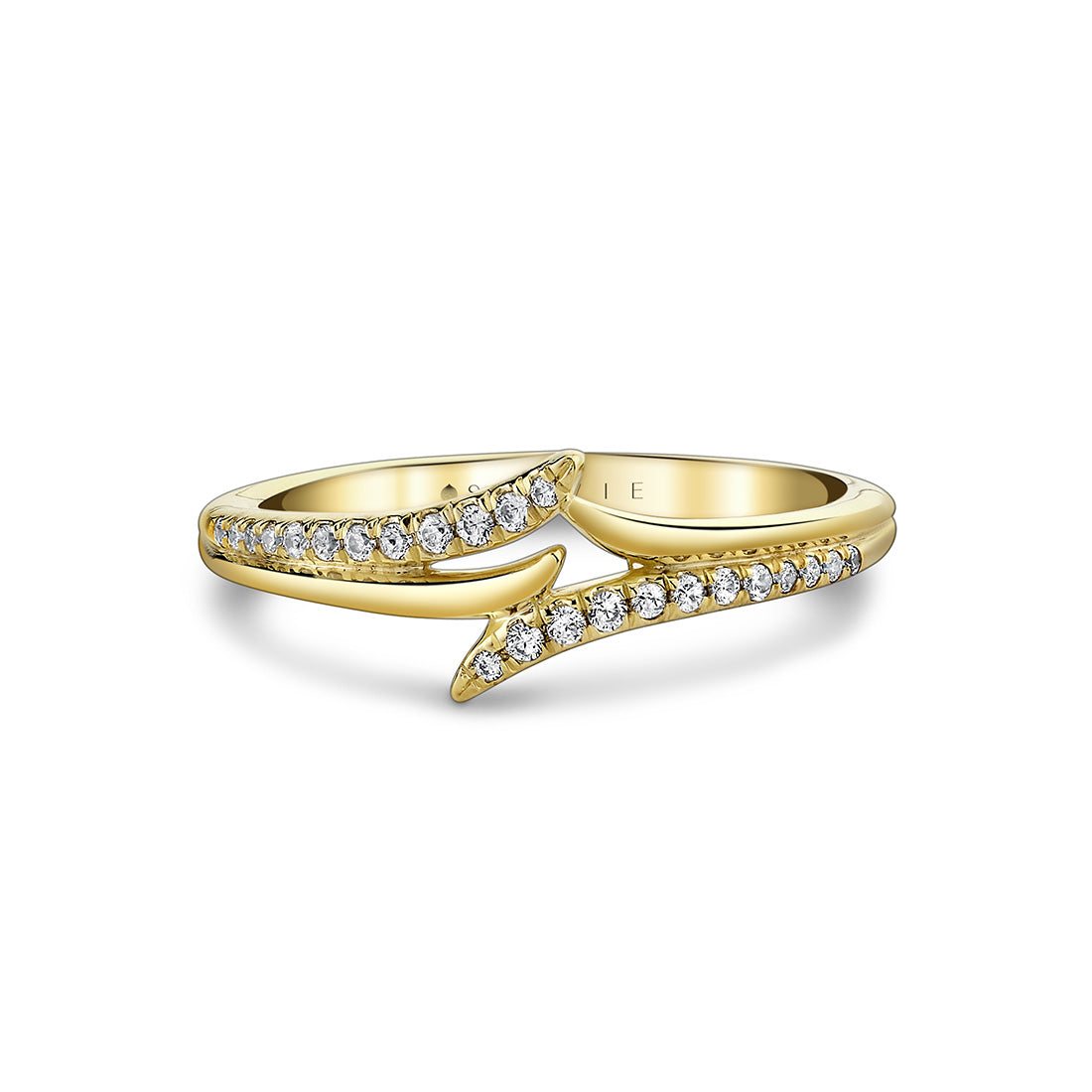 Tulira Diamond Vine Wedding Ring