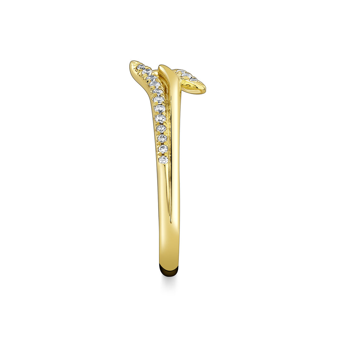 Tulira Diamond Vine Wedding Ring