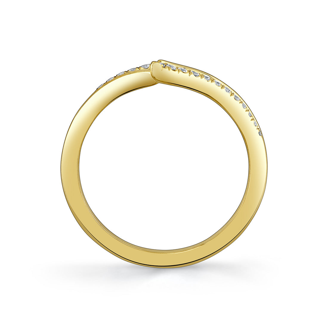 Tulira Diamond Vine Wedding Ring