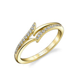 Tulira Diamond Vine Wedding Ring
