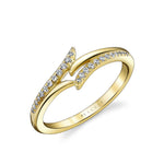Tulira Diamond Vine Wedding Ring