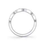 Tulira Leaf Diamond Wedding Ring