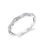 Tulira Leaf Marquise Diamond Wedding Ring