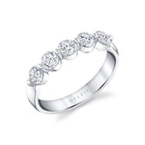 Large Single Prong Wedding Band