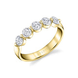 Large Single Prong Wedding Band