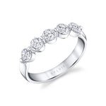 Large Single Prong Wedding Band