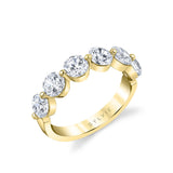 2 Carat Shared Prong Wedding Band