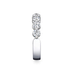 Shared Prong Diamond Wedding Ring