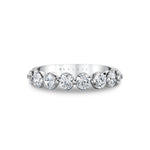 Shared Prong Diamond Wedding Ring