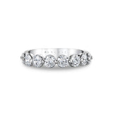 Shared Prong Diamond Wedding Ring