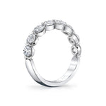 Shared Prong Diamond Wedding Ring