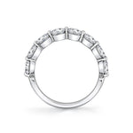 Shared Prong Diamond Wedding Ring