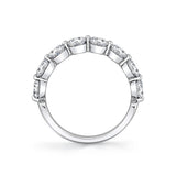 Shared Prong Diamond Wedding Ring