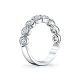 Shared Prong Diamond Wedding Ring