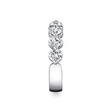 Shared Prong Diamond Wedding Ring