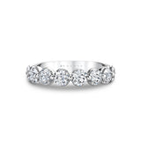 Shared Prong Diamond Wedding Ring