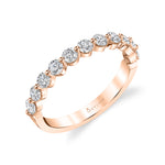 Classic Single Prong Wedding Band - .75 Carats