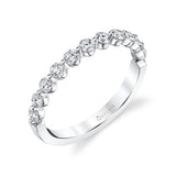 Classic Single Prong Wedding Band - .75 Carats