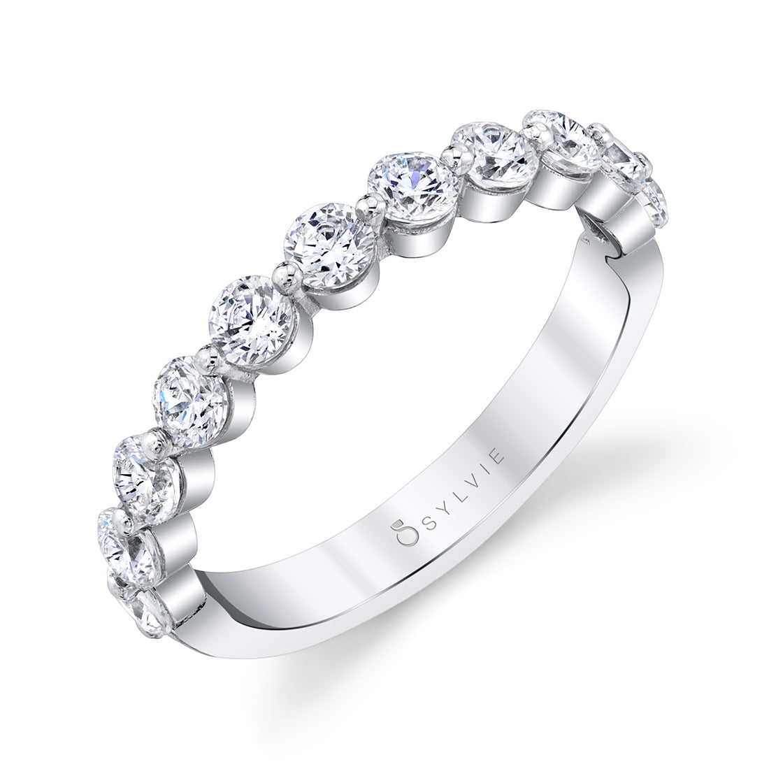 Classic Single Prong Wedding Band - 1.00 Carat