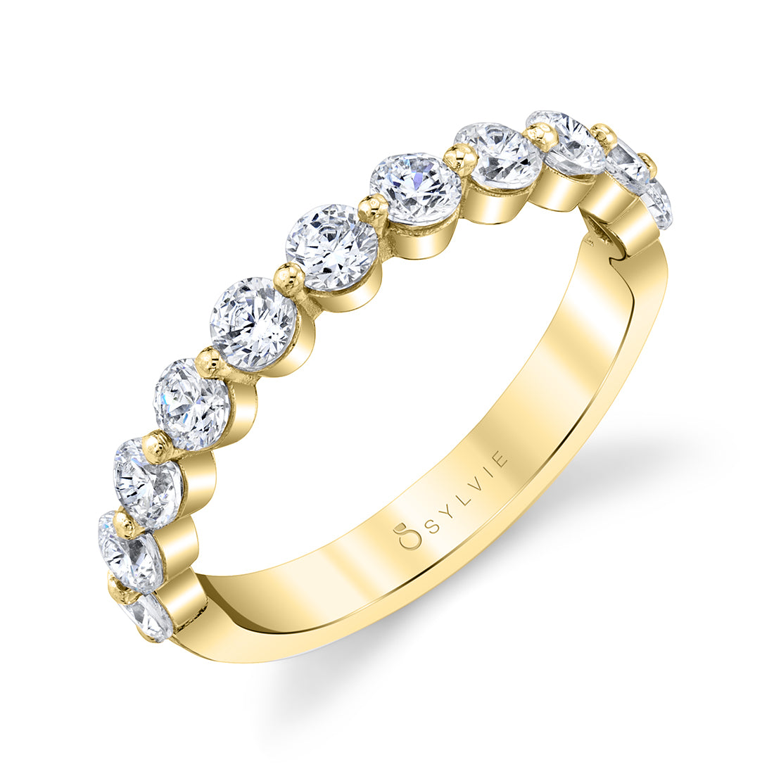 Classic Single Prong Wedding Band - 1.00 Carat