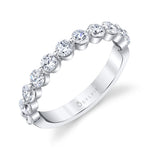 Classic Single Prong Wedding Band - 1.00 Carat