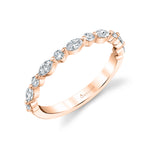 Classic 1 Prong Wedding Band-0.50 MQ