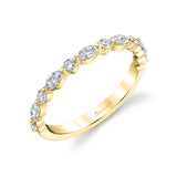 Classic 1 Prong Wedding Band-0.50 MQ