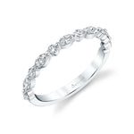 Classic 1 Prong Wedding Band-0.50 MQ