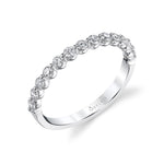 Classic 1 Prong Wedding Band-0.42