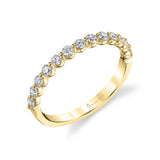 Classic 1 Prong Wedding Band-0.42