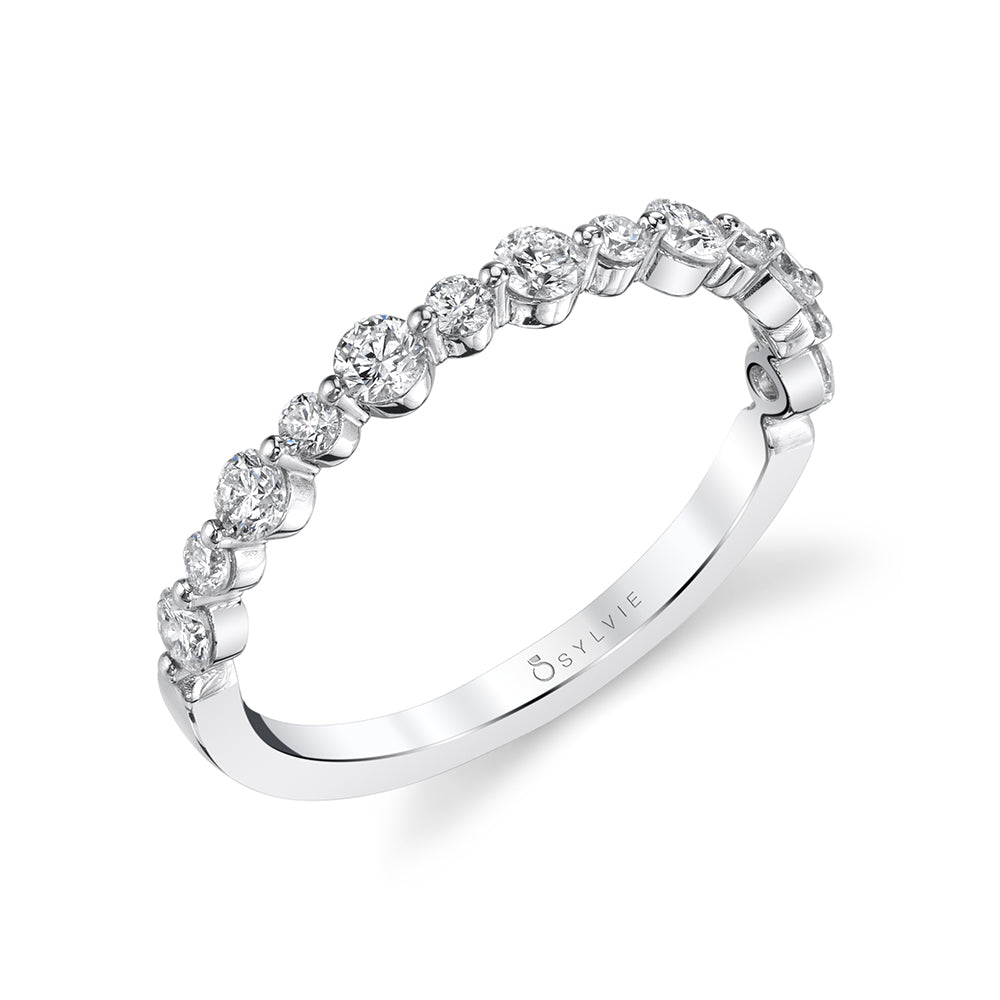 Classic 1 Prong Wedding Band-0.51 ALT
