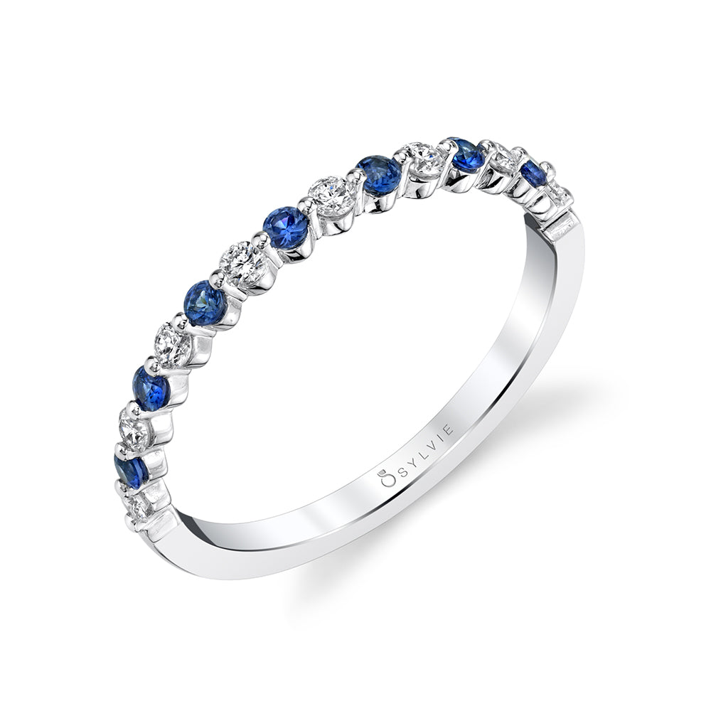 Classic 1 Prong Wedding Band-0.37