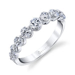 Classic 1 Prong Wedding Band-1.02 GRADUATED